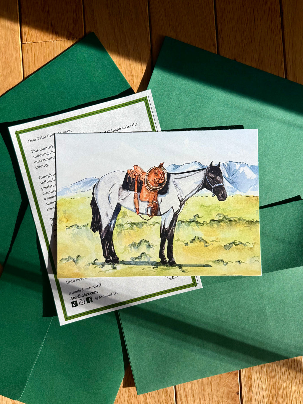The Ringside Print Club - Equestrian Mail Club